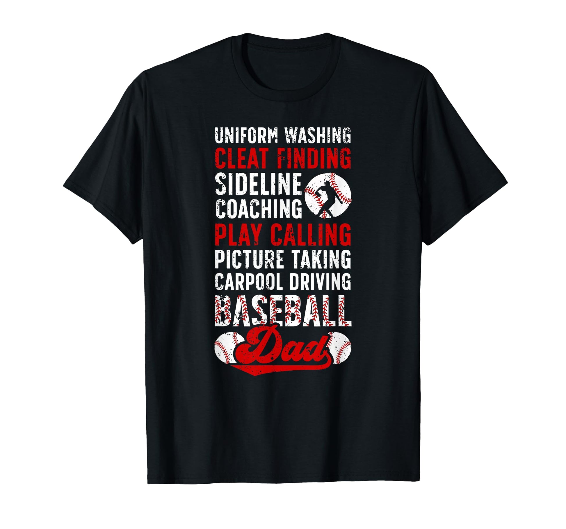 Baseball Dad Definition Dad Baseball T-Shirt - Minimalist Print for Adults - T-Shirt, Sweatshirt, Hoodie