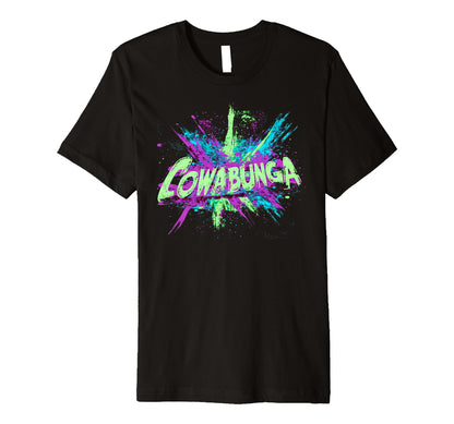 Cowabunga 80S 90S Nostalgia Slang T-Shirt - Aesthetic Graphic for Adults - T-Shirt, Sweatshirt, Hoodie