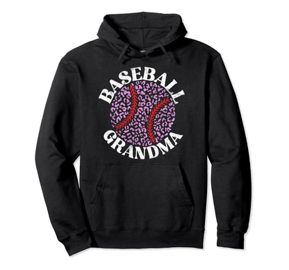 Baseball Grandma Baseball Player Grandma Hoodie - Aesthetic Graphic Unisex - T-Shirt, Sweatshirt, Hoodie