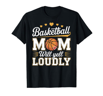 Baseball Mom Will Yell Loudly Mothers Day T-Shirt - Unique Graphic Unisex - T-Shirt, Sweatshirt, Hoodie