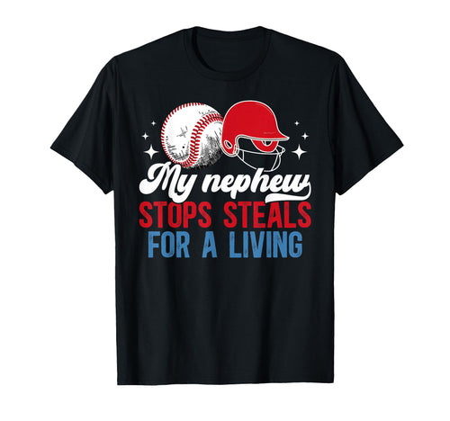 Baseball Catcher Aunt Proud Baseball T-Shirt - Unique Graphic for Adults - T-Shirt, Sweatshirt, Hoodie