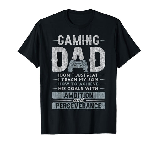 Gaming Dad Father Son Fathers Day T-Shirt - Minimalist Print for Adults - T-Shirt, Sweatshirt, Hoodie