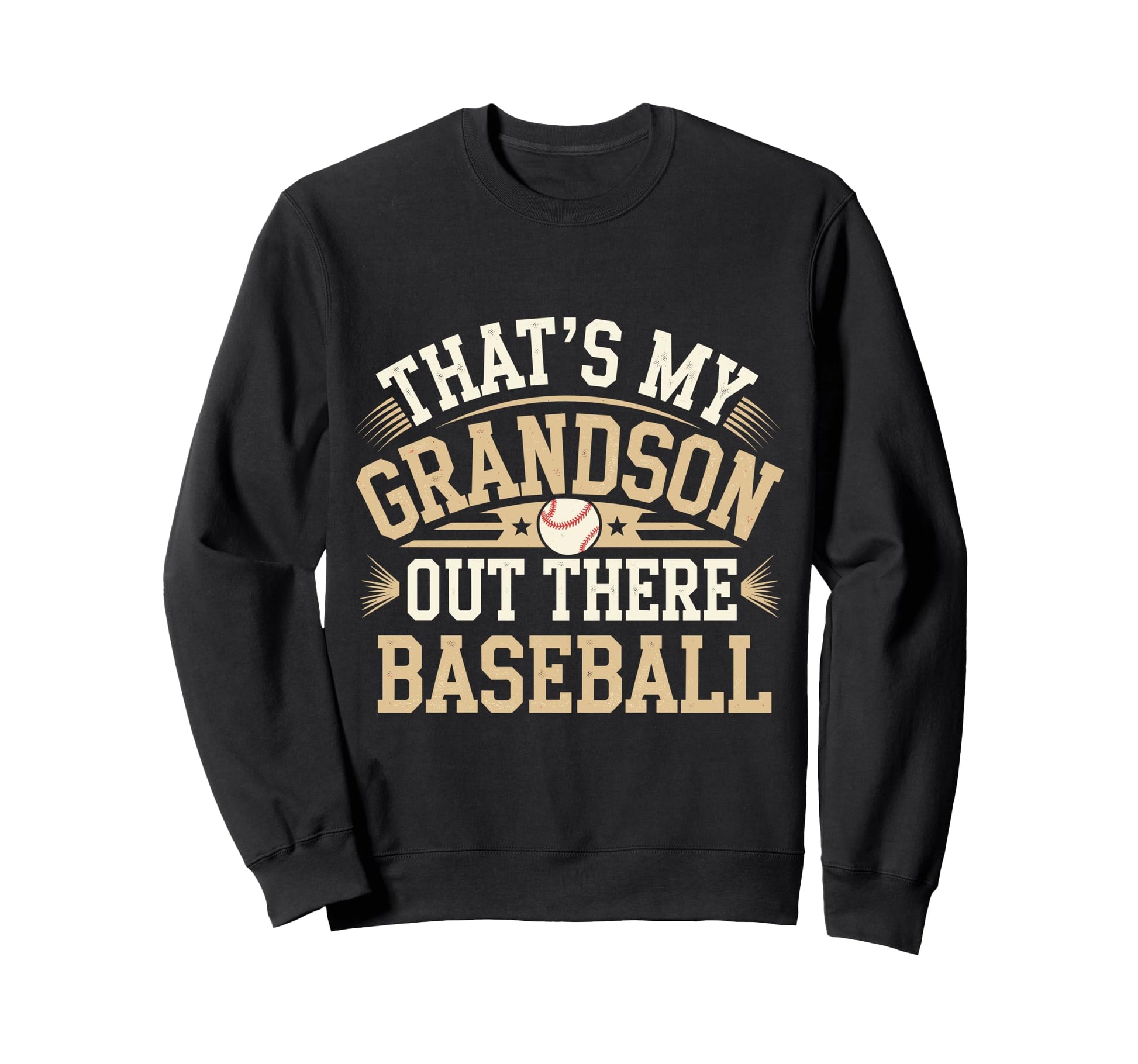Thats My Grandson Out Baseball Grandma Sweatshirt - Trendy Graphic Unisex - T-Shirt, Sweatshirt, Hoodie