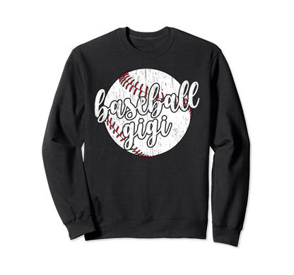 Baseball Gigi Grandma Best Gigi Sweatshirt - Aesthetic Graphic for Adults - T-Shirt, Sweatshirt, Hoodie