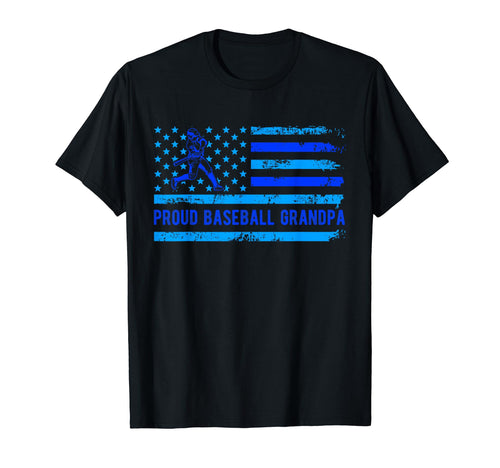 Proud Baseball Grandpa Family Team Coach T-Shirt - Minimalist Print Unisex - T-Shirt, Sweatshirt, Hoodie