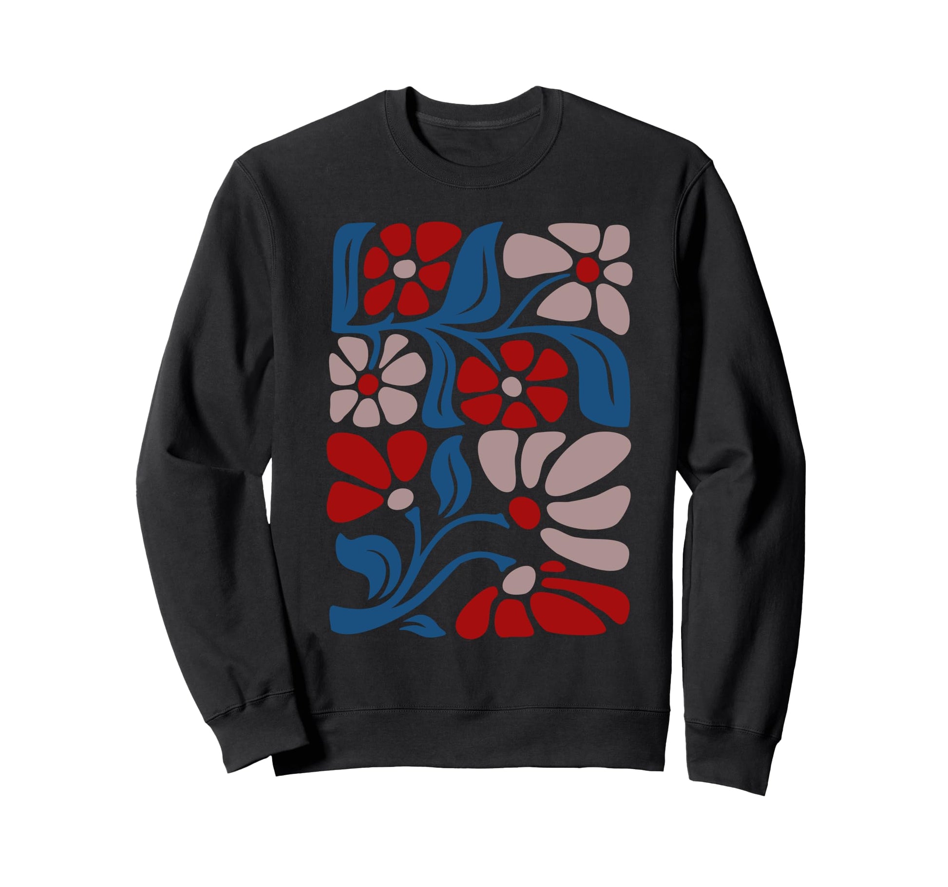 Boho Floral Art Summer Sweatshirt - Aesthetic Graphic Unisex - T-Shirt, Sweatshirt, Hoodie