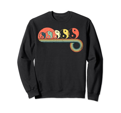 Yin Yang Buddhist Symbol Sunset Sweatshirt - Trendy Graphic Men Women - T-Shirt, Sweatshirt, Hoodie