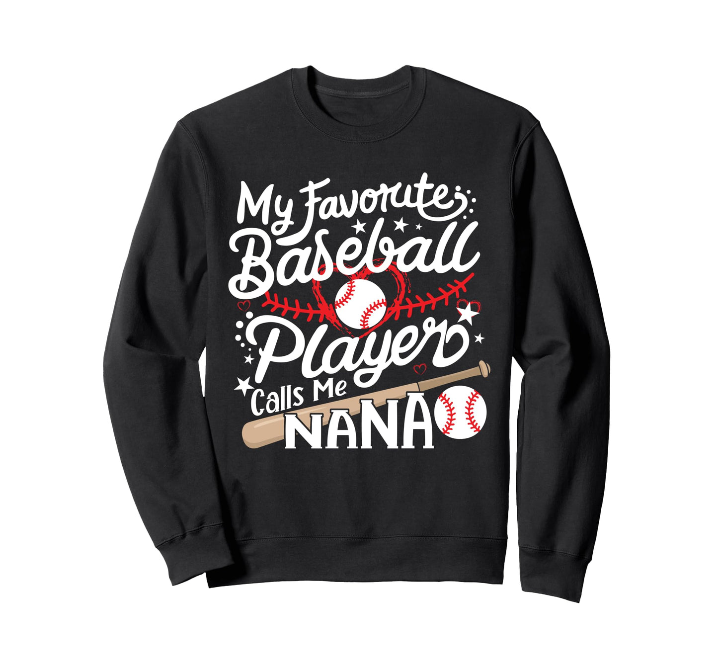 My Favorite Baseball Player Sweatshirt - Casual Everyday Wear Men Women - T-Shirt, Sweatshirt, Hoodie