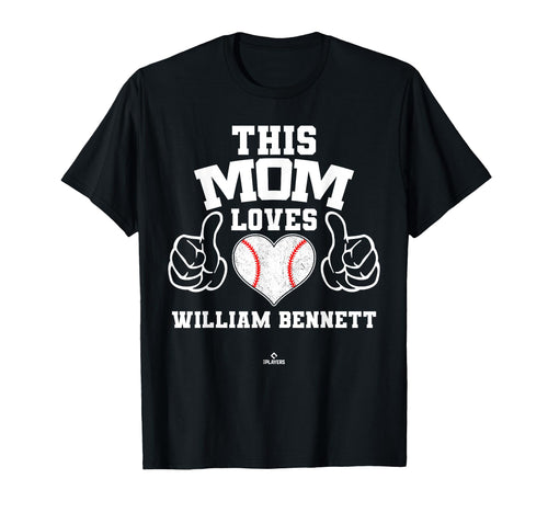This Mom Loves William Bennett T-Shirt - Custom Art Print Men Women - T-Shirt, Sweatshirt, Hoodie