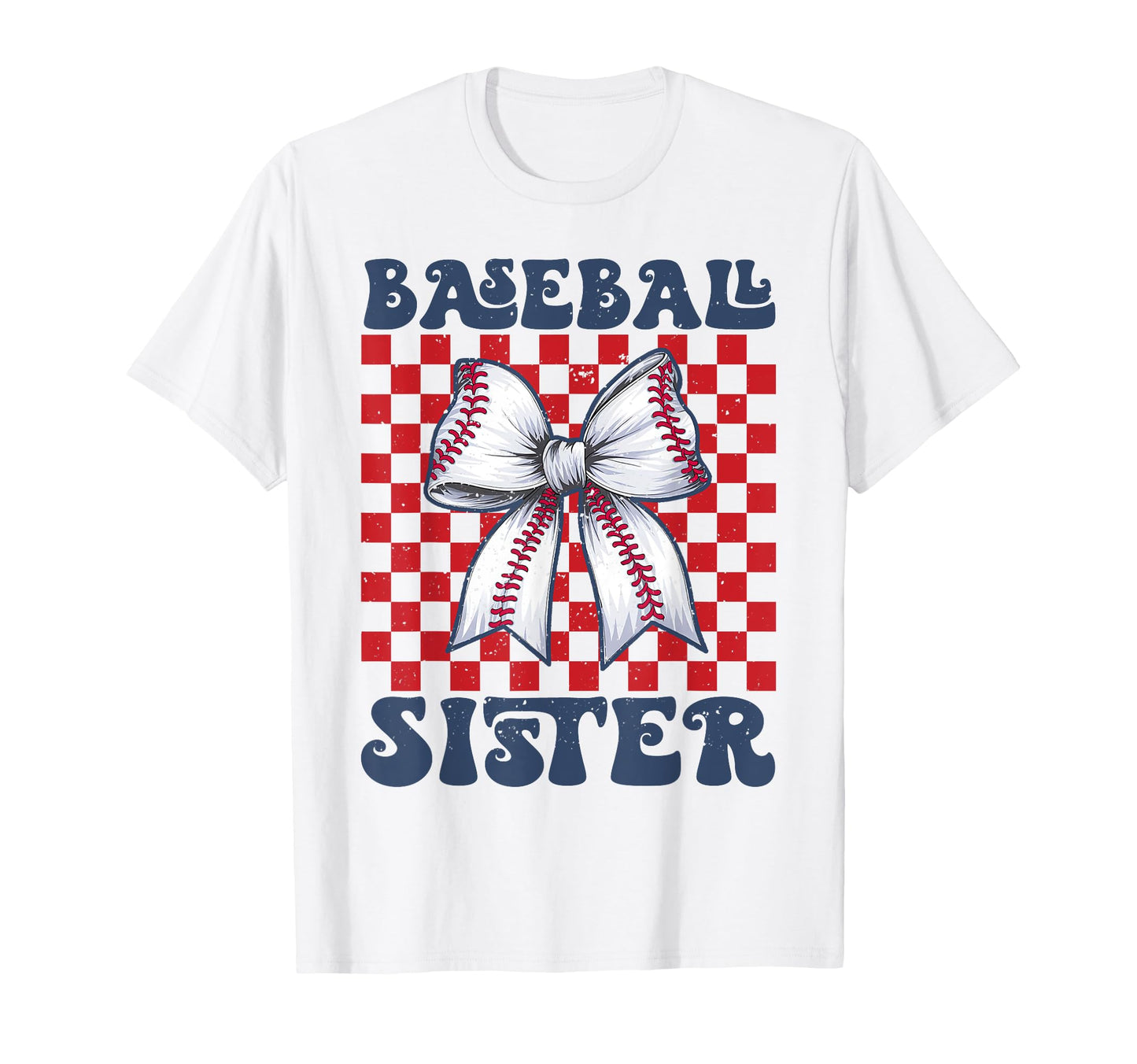 Baseball Sister Coquette Bow Sport T-Shirt - Fun Novelty Design Unisex - T-Shirt, Sweatshirt, Hoodie