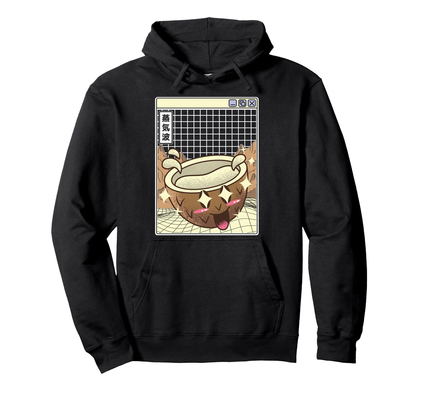 Happy Coconut Digital Japan 80S Otaku Hoodie - Trendy Graphic Men Women - T-Shirt, Sweatshirt, Hoodie