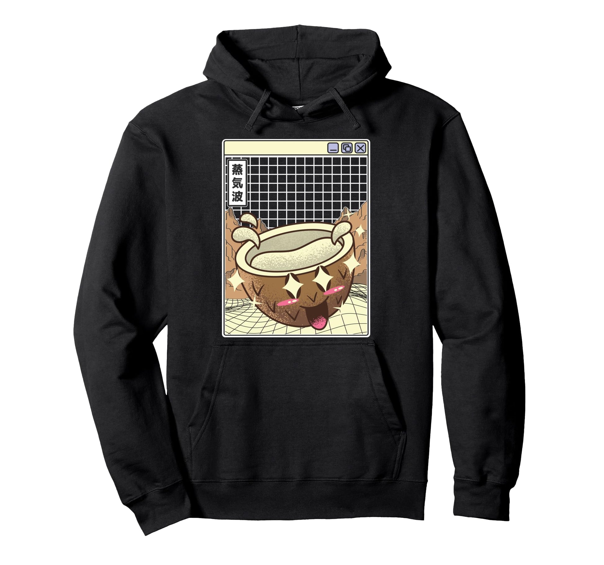 Happy Coconut Digital Japan 80S Otaku Hoodie - Trendy Graphic Men Women - T-Shirt, Sweatshirt, Hoodie