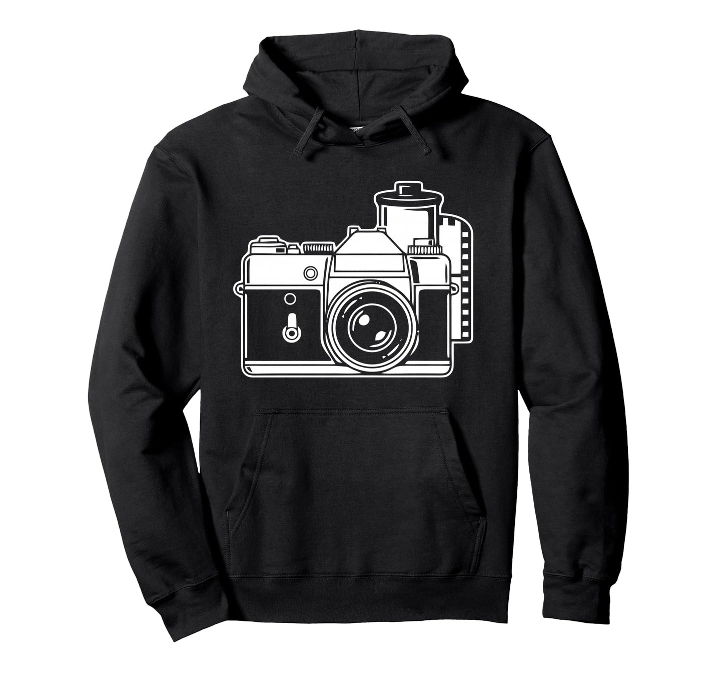Camera Photographer Art Hoodie - Minimalist Print Men Women - T-Shirt, Sweatshirt, Hoodie
