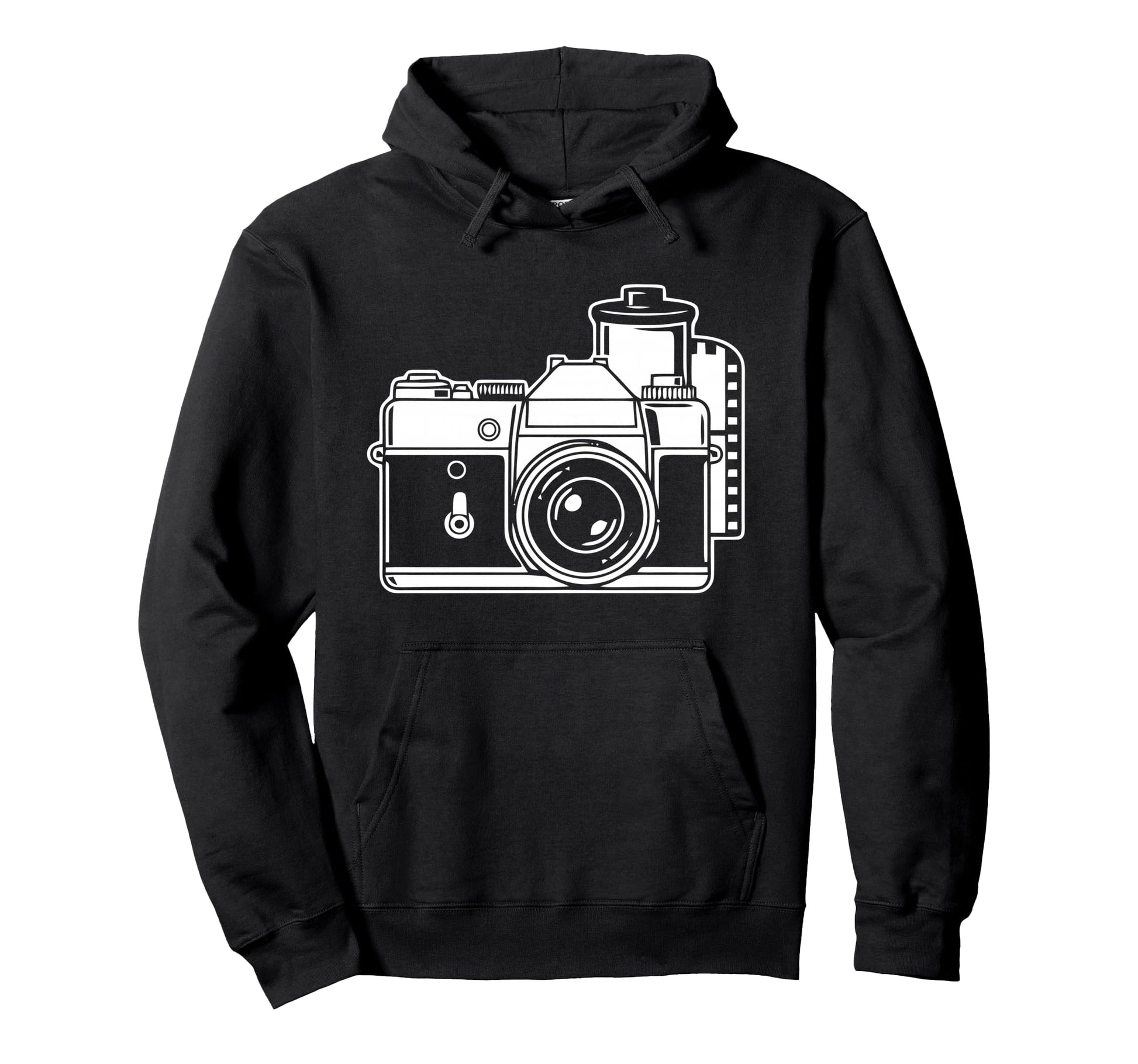 Camera Photographer Art Hoodie - Minimalist Print Men Women - T-Shirt, Sweatshirt, Hoodie