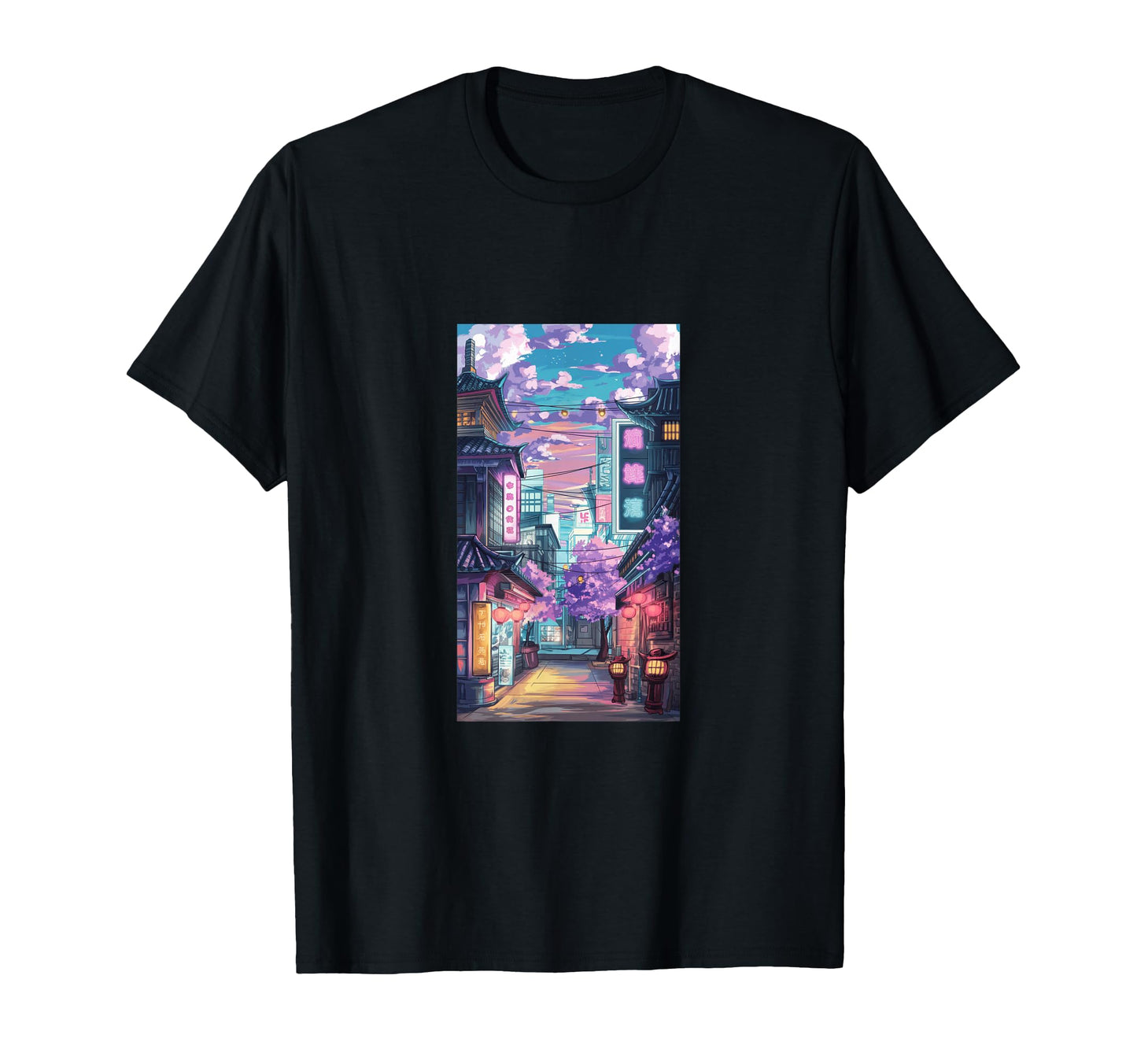 Anime Surreal Lofi Aesthetic T-Shirt - Minimalist Print for Adults - T-Shirt, Sweatshirt, Hoodie