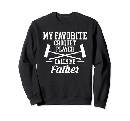 Croquet Lawn Game Croquet Player Sweatshirt - Custom Art Print for Adults - T-Shirt, Sweatshirt, Hoodie
