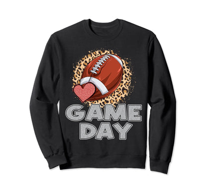 Football Game Day Football Mom Game Sweatshirt - Aesthetic Graphic Unisex - T-Shirt, Sweatshirt, Hoodie