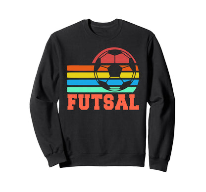 Futsal Rainbow Soccer Ball Sweatshirt - Fun Novelty Design for Adults - T-Shirt, Sweatshirt, Hoodie