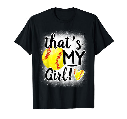 Thats My Softball Cheer Mom Dad T-Shirt - Aesthetic Graphic for Adults - T-Shirt, Sweatshirt, Hoodie