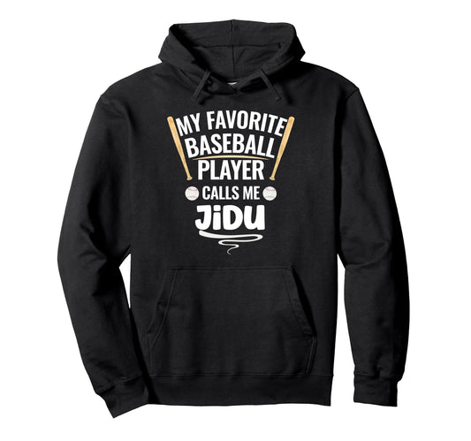 My Favorite Baseball Player Calls Me Hoodie - Custom Art Print Men Women - T-Shirt, Sweatshirt, Hoodie