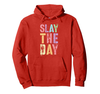 Slay Day Competition Game Match Hoodie - Aesthetic Graphic for Adults - T-Shirt, Sweatshirt, Hoodie