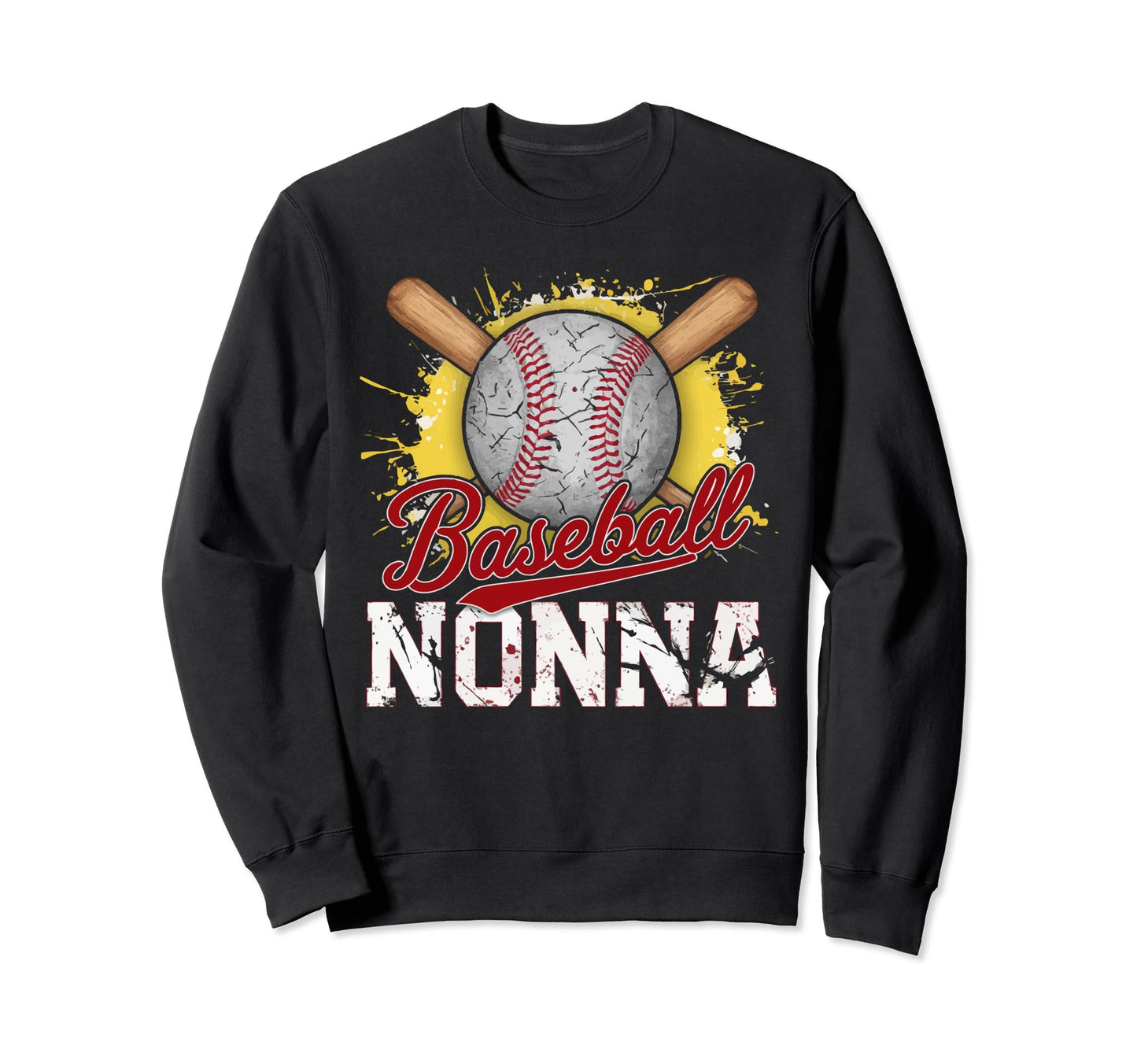 Baseball Grandma Grandmother Granny Sweatshirt - Minimalist Print Unisex - T-Shirt, Sweatshirt, Hoodie
