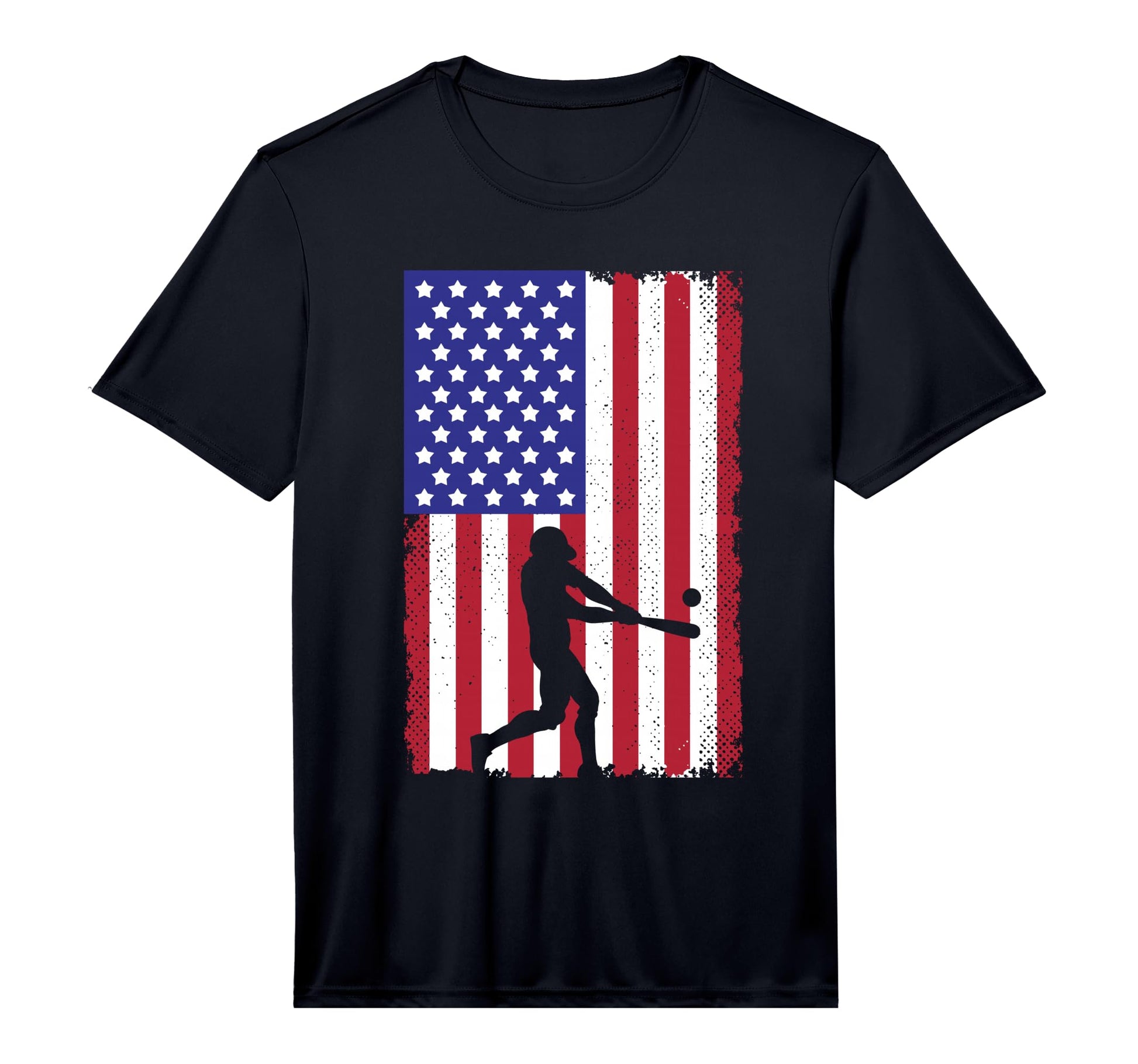 Baseball Usa Player Us American Flag T-Shirt - Streetwear Style Unisex - T-Shirt, Sweatshirt, Hoodie