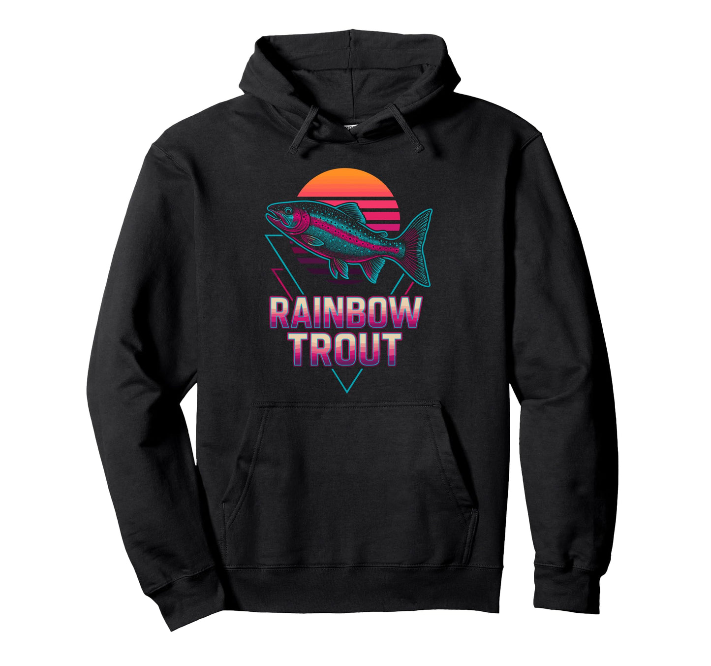 Rainbow Trout Hoodie - Streetwear Style for Adults - T-Shirt, Sweatshirt, Hoodie