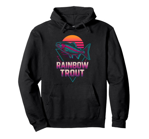 Rainbow Trout Hoodie - Streetwear Style for Adults - T-Shirt, Sweatshirt, Hoodie