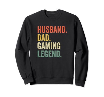 Gamer Dad Funny Husband Dad Video Game Sweatshirt - Novelty Apparel Unisex - T-Shirt, Sweatshirt, Hoodie