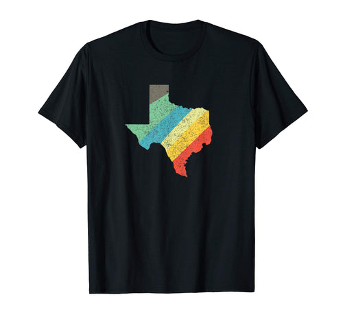 Texas Rainbow Outline Stripes T-Shirt - Minimalist Print Men Women - T-Shirt, Sweatshirt, Hoodie