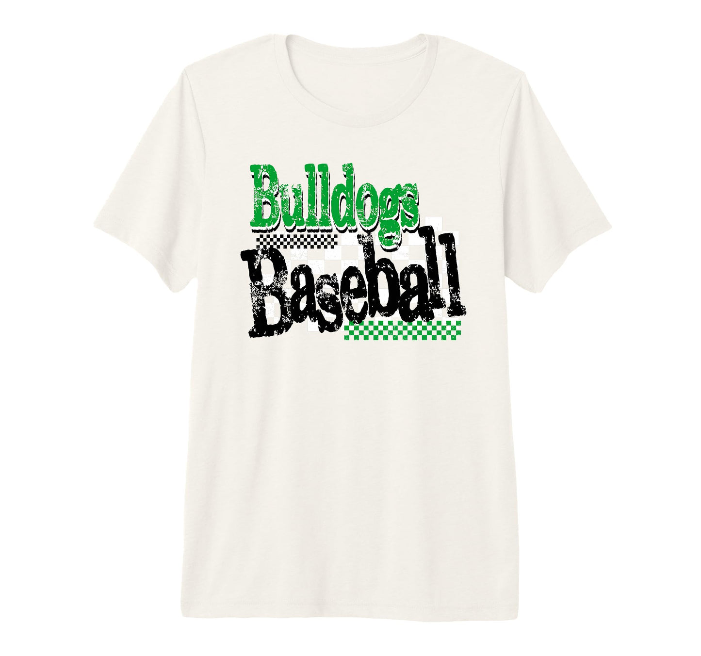 Green Bulldogs Baseball Mom Game Day T-Shirt - Trendy Graphic Unisex - T-Shirt, Sweatshirt, Hoodie