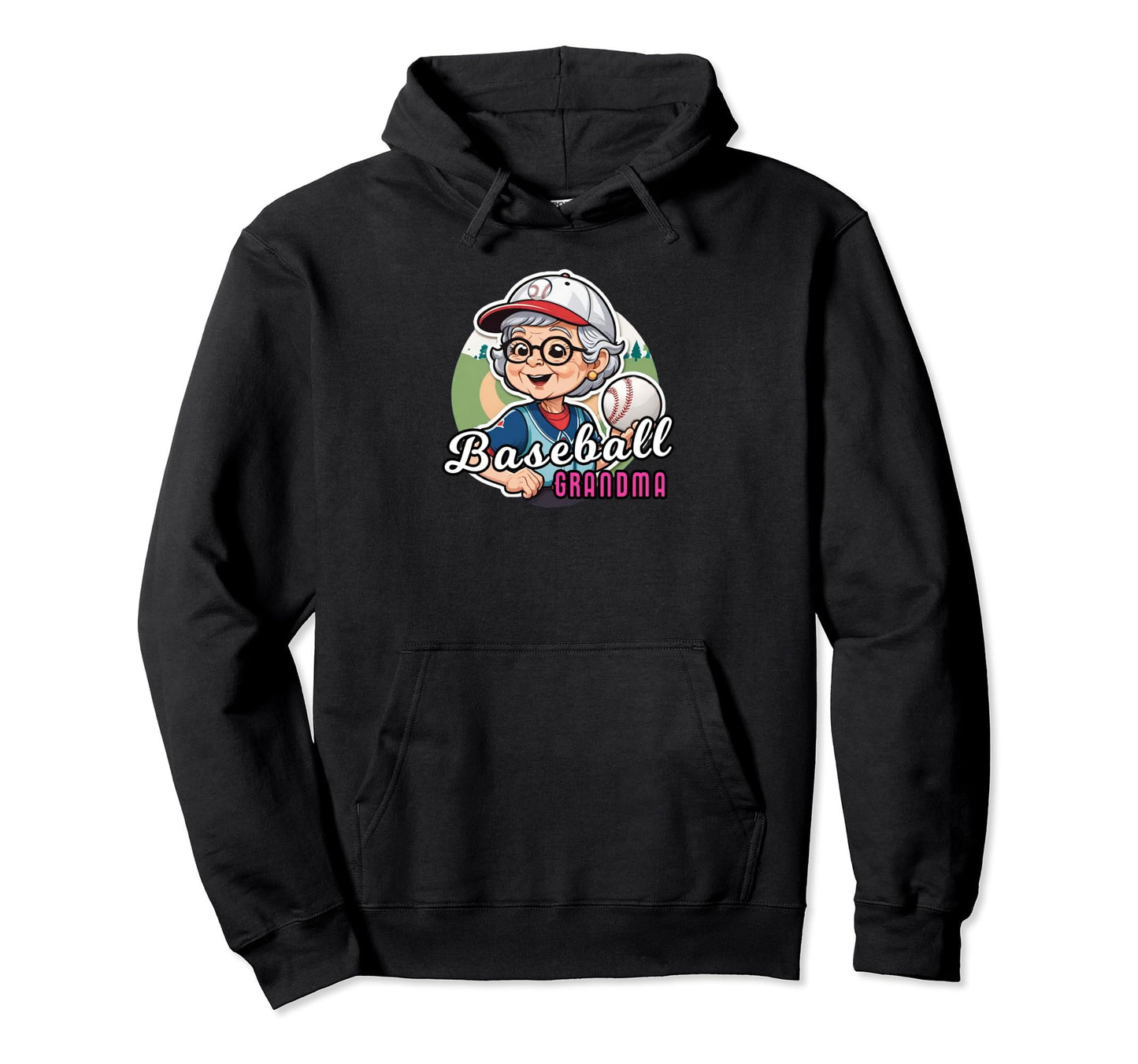 Baseball Grandma Mothers Day Baseball Hoodie - Aesthetic Graphic Unisex - T-Shirt, Sweatshirt, Hoodie