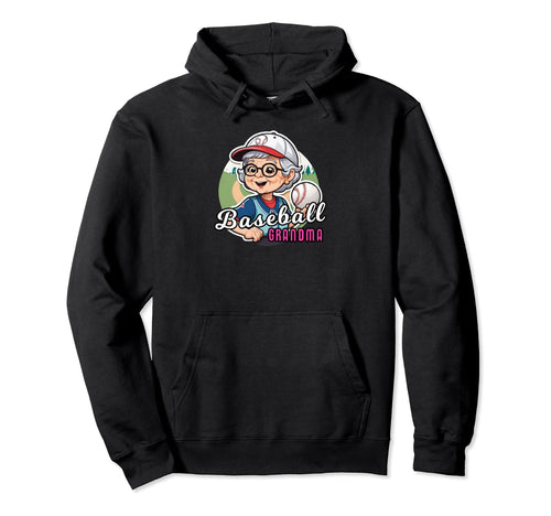 Baseball Grandma Mothers Day Baseball Hoodie - Aesthetic Graphic Unisex - T-Shirt, Sweatshirt, Hoodie