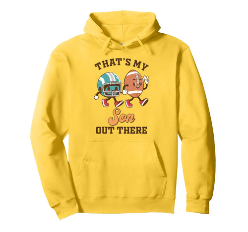 Football Mom Football Dad Biggest Fan Hoodie - Minimalist Print for Adults - T-Shirt, Sweatshirt, Hoodie