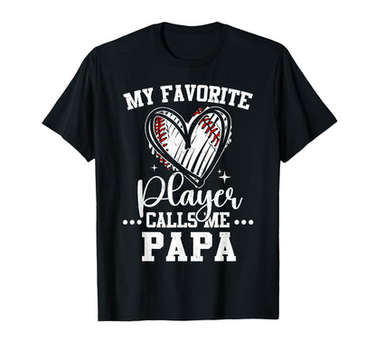 My Favorite Baseball Player Calls Me T-Shirt - Trendy Graphic for Adults - T-Shirt, Sweatshirt, Hoodie