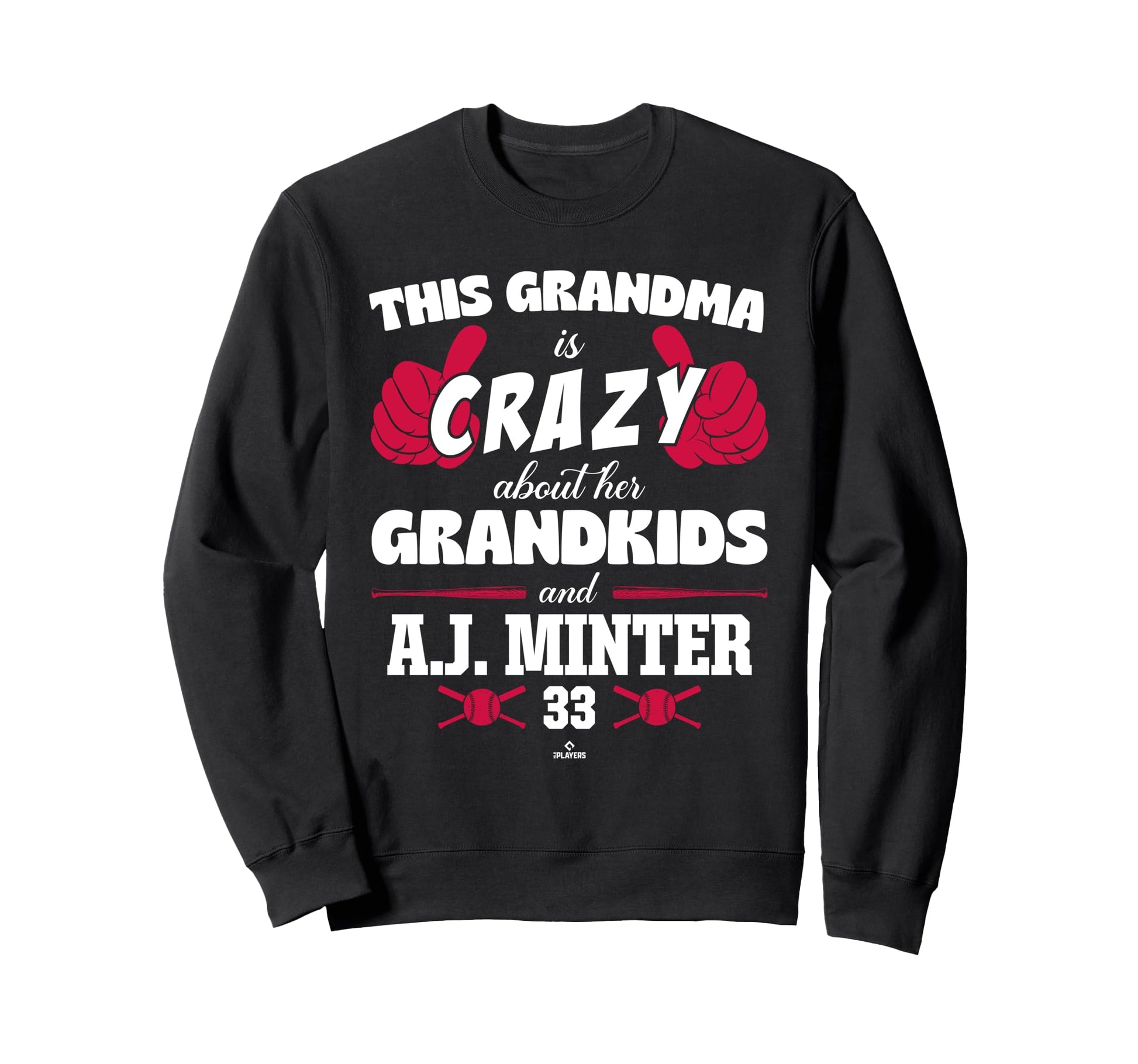 Grandma Crazy J Minter Atlanta Sweatshirt - Minimalist Print Men Women - T-Shirt, Sweatshirt, Hoodie