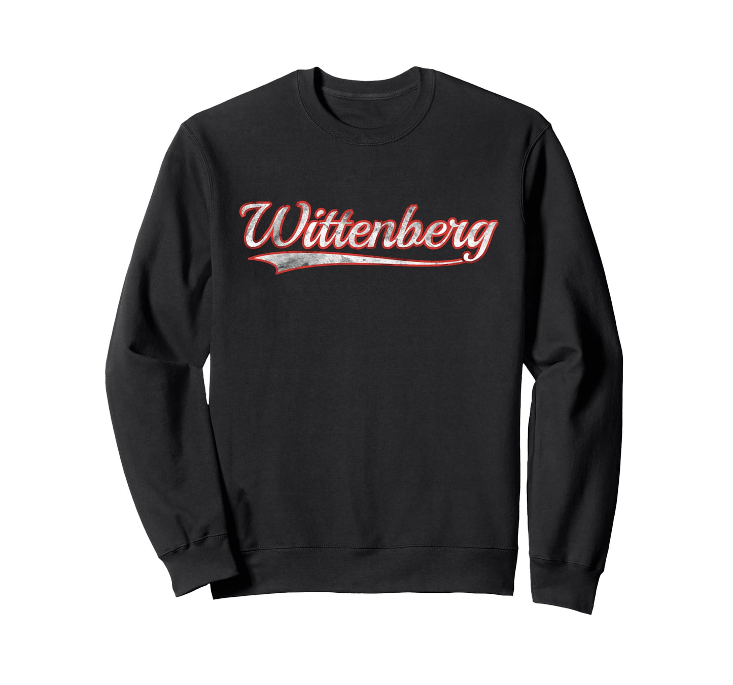 Wittenberg Varsity Distressed Sweatshirt - Custom Art Print Unisex - T-Shirt, Sweatshirt, Hoodie