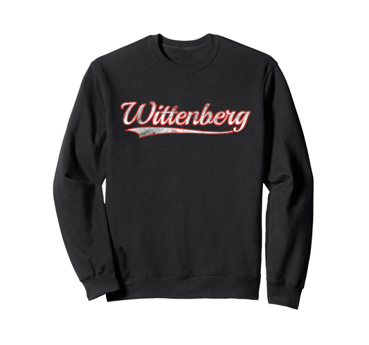 Wittenberg Varsity Distressed Sweatshirt - Custom Art Print Unisex - T-Shirt, Sweatshirt, Hoodie