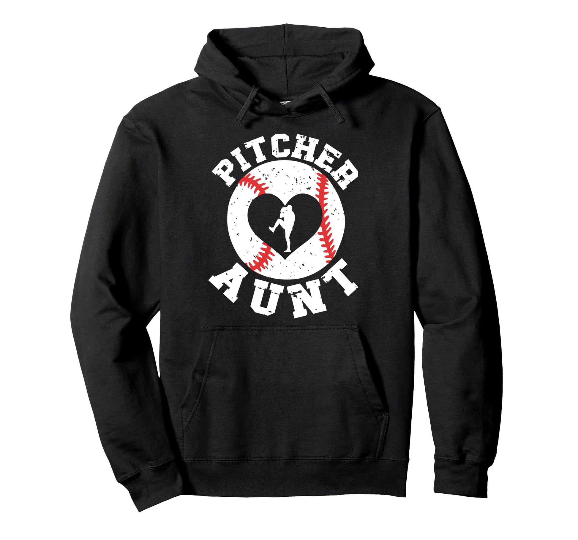 Baseball Pitcher Aunt Baseball Pitcher Hoodie - Unique Graphic for Adults - T-Shirt, Sweatshirt, Hoodie
