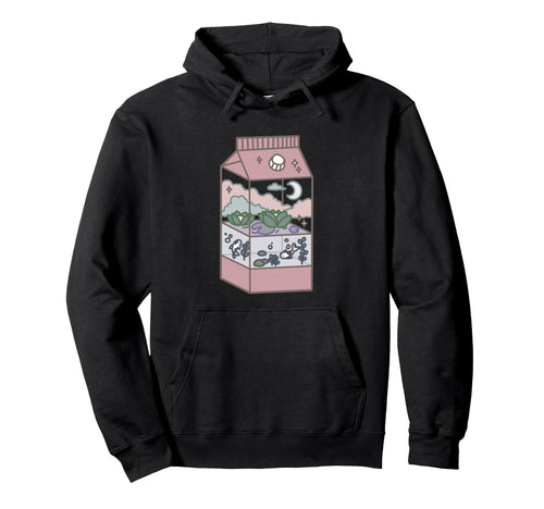 Japanese Aesthetic Milk Box Artwork Hoodie - Unique Graphic for Adults - T-Shirt, Sweatshirt, Hoodie