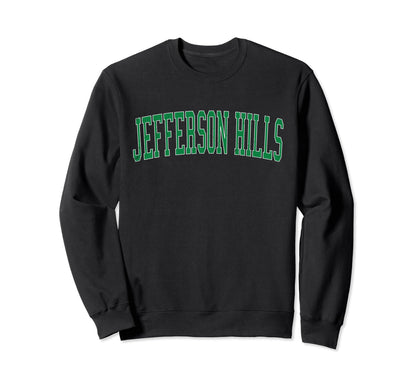 Jefferson Hills Pa Distressed Sweatshirt - Custom Art Print Men Women - T-Shirt, Sweatshirt, Hoodie