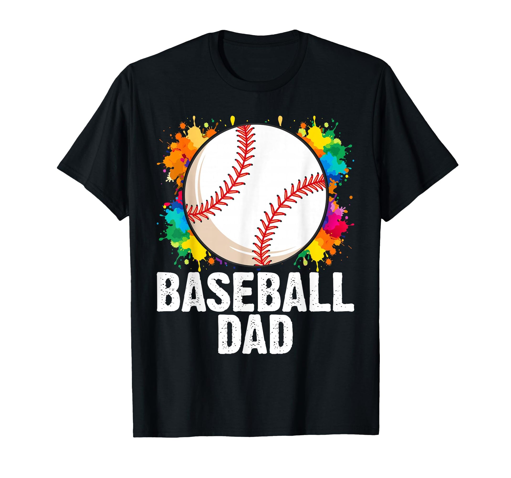 Baseball Dad Fathers Day Daddy Papa T-Shirt - Aesthetic Graphic Men Women - T-Shirt, Sweatshirt, Hoodie