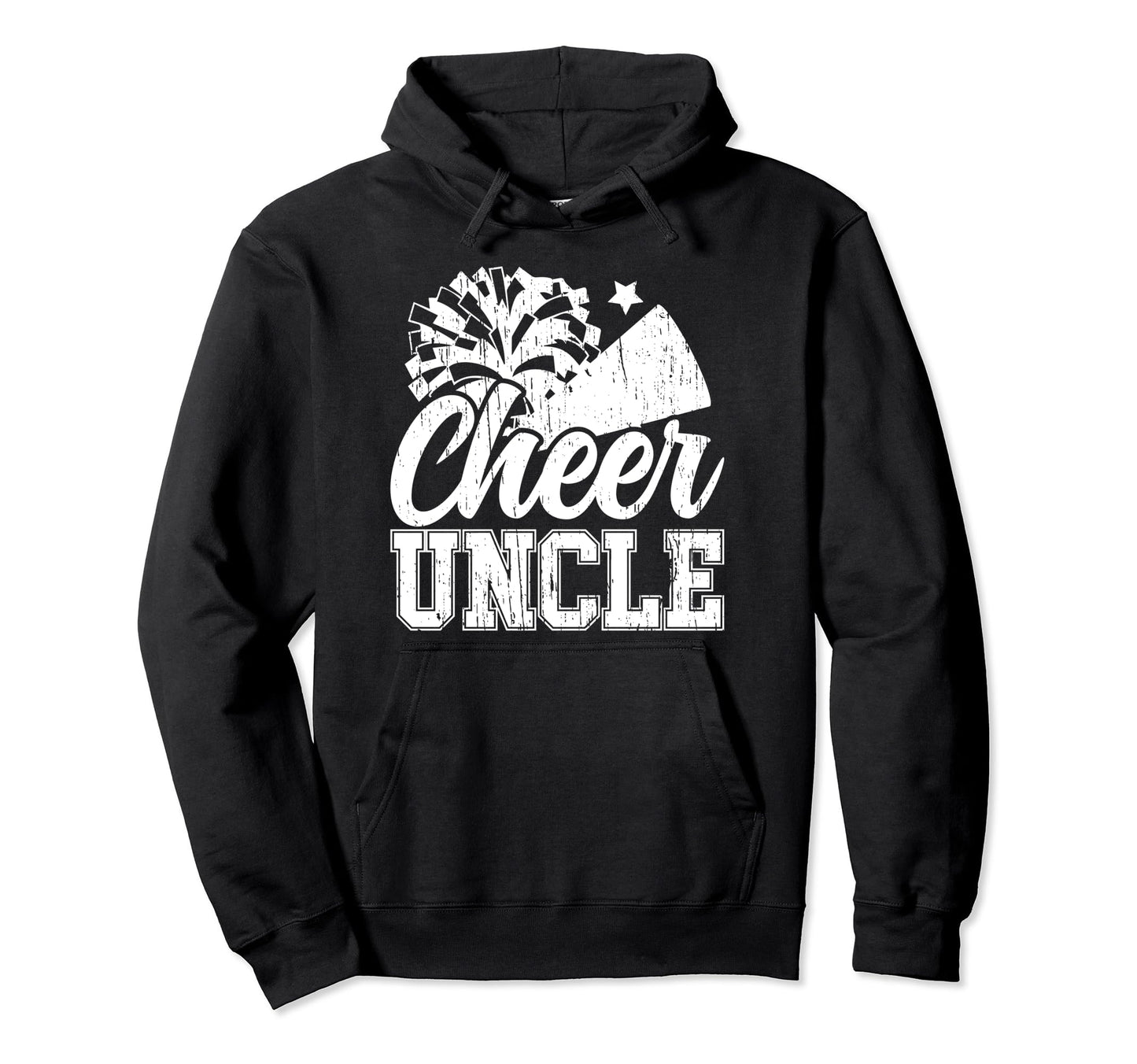 Cheer Uncle Cheerleader Uncle Hoodie - Novelty Apparel Men Women - T-Shirt, Sweatshirt, Hoodie