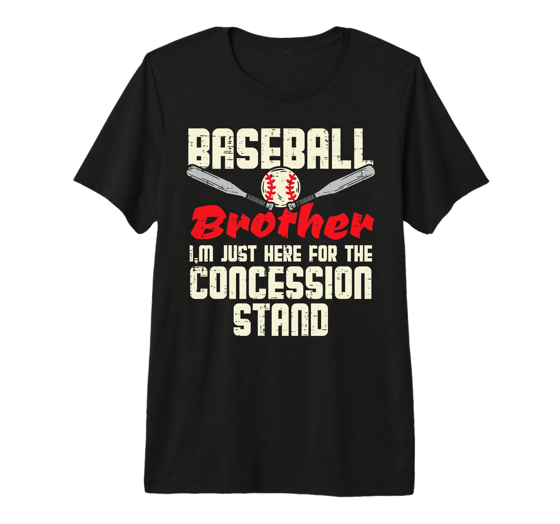 Baseball Brother Concession Stand T-Shirt - Minimalist Print for Adults - T-Shirt, Sweatshirt, Hoodie