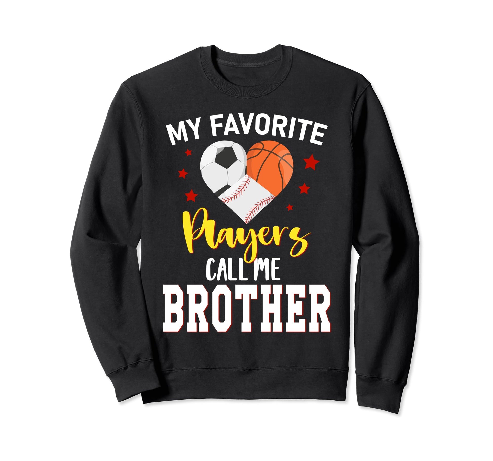 My Favorite Players Baseball Basketball Sweatshirt - Unique Graphic Unisex - T-Shirt, Sweatshirt, Hoodie