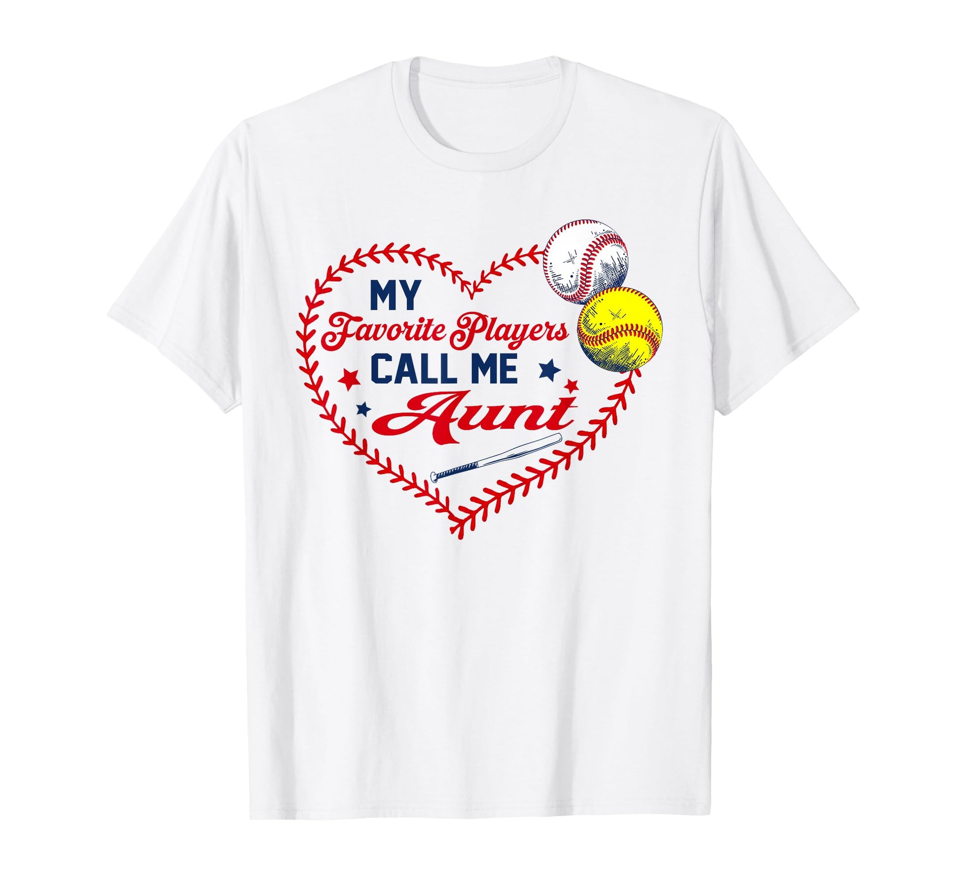 My Favorite Players Call Me Aunt T-Shirt - Graphic Print for Adults - T-Shirt, Sweatshirt, Hoodie