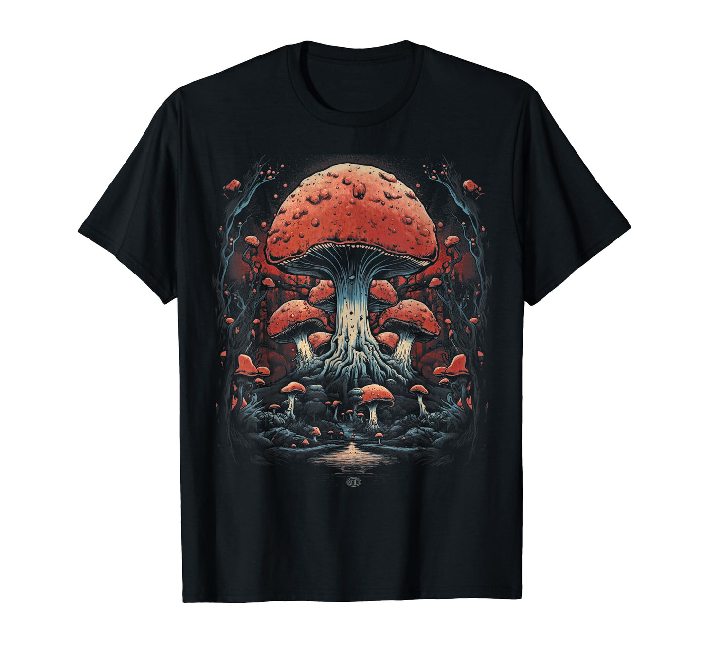 Grunge Mushroom Goth Fungi T-Shirt - Streetwear Style Men Women - T-Shirt, Sweatshirt, Hoodie