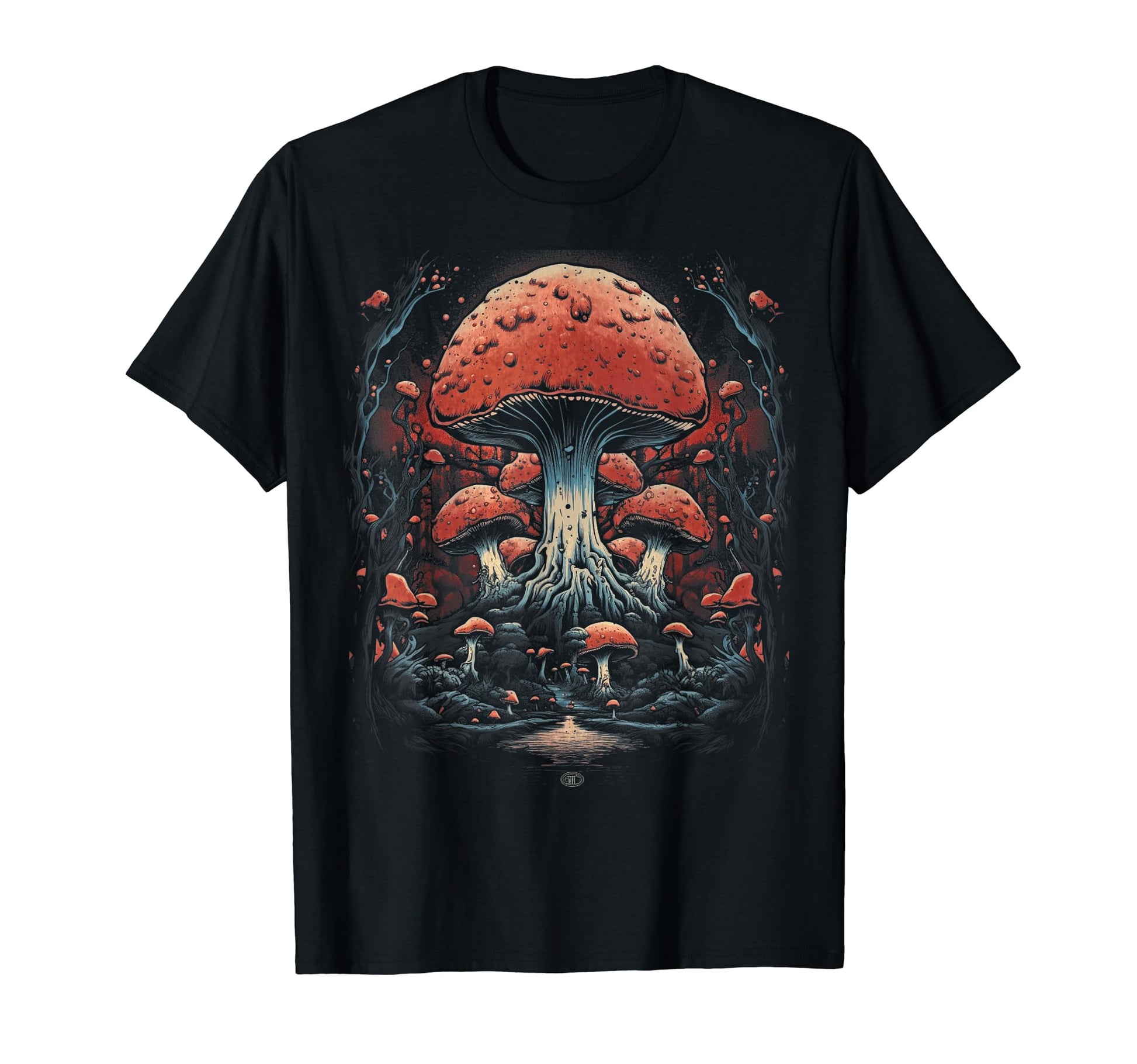 Grunge Mushroom Goth Fungi T-Shirt - Streetwear Style Men Women - T-Shirt, Sweatshirt, Hoodie