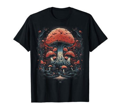 Grunge Mushroom Goth Fungi T-Shirt - Streetwear Style Men Women - T-Shirt, Sweatshirt, Hoodie